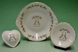 Collection of Royal Grafton Hambledon Cricket Club bone china (3) - to include a large bowl 8.5"