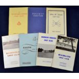 7x Greater London golf club handbooks from the 1930s onwards by Robert HK Browning^ Tom Scott et
