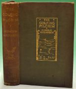 Hutchinson^ Horace G - "The Golfing Pilgrim on Many Links" 1st edition 1898 the original green and
