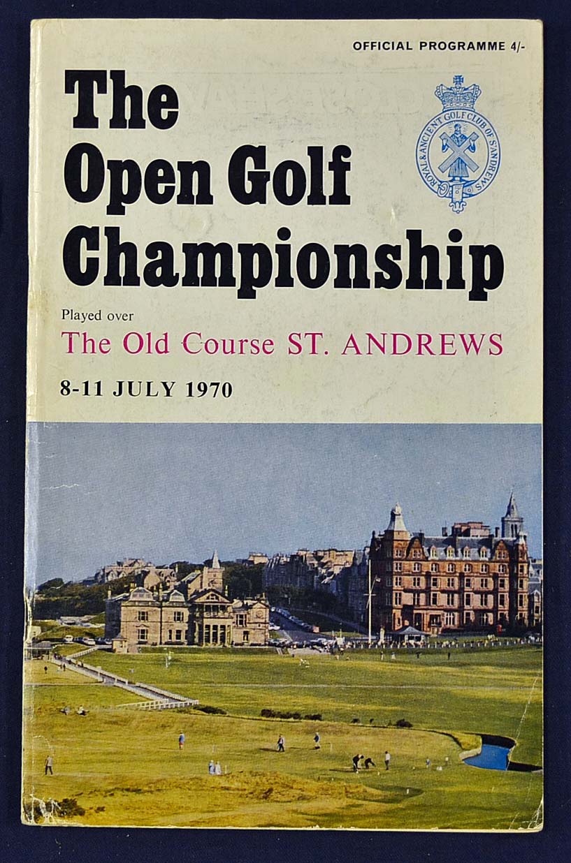 1970 Open Golf Championship official programme  - played at St Andrews and won by Nicklaus (2nd Open