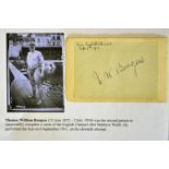 Flying - Pierre Prier First pilot signed^ inscribed and dated autograph album page - inscribed "
