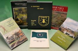 Golf Club Centenaries- England (6) to incl signed "The Story of Malden Golf Club" 1st edition 1990