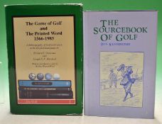 Donovan^ Richard E and Murdoch^ Joseph S F - "The Game of Golf and the Printed Word 1556-1985 - A