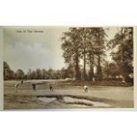 Brockton Hall Golf Club Stafford collection of postcards - comprising a set of 6 post cards in the