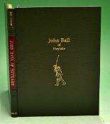 Behrend^ J signed - " John Ball of Hoylake" rare leather bound 1st ed 1989 authors presentation copy