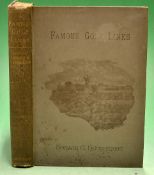 Hutchinson^ Horace G - "Famous Golf Links"1st ed 1891 in the original pictorial cloth boards and
