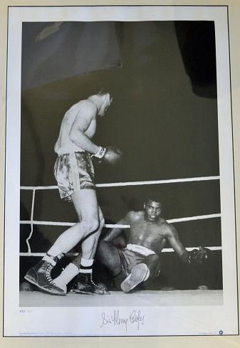 Boxing Greatest Moments in Sport - Henry Cooper signed photograph print  -from  1963 Henry Cooper