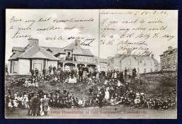 Lossiemouth Golf Club postcard - titled 