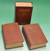 Wisden Cricketers' Almanacks 1957-1959 in original hardback covers some writing but minimal^ overall