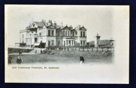 Tom Morris St Andrews golfing postcard - titled 