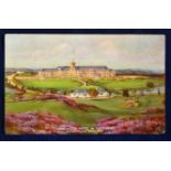 Gleneagles Golf Hotel coloured postcard titled "Gleneagles Hotel in Perthshire - Britain's Premier