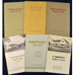 6x Wales golf club handbooks from the 1930s onwards by Robert HK Browning^ et al to incl "