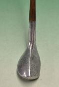 Scarce Standard Golf Co "The Mills Pitching Mashie" MSD 3 model alloy lofter - complete with