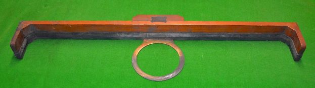 Scarce Puttagoff Pat Appl'd for indoor practice putting aid - comprising a mahogany frame^ inlaid