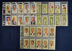 Mixed collection of 1931^ 1934^ 1938 and 1956 cricket cigarette cards featuring 1931 Will's card