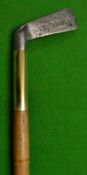 Fine Hyphenstock Sunday golf walking stick putter fitted with Coopers Hyphenstock  patent steel
