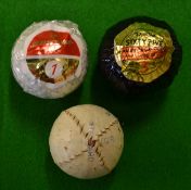 3x various unused/wrapped golf balls et al - to incl Dunlop "65" American and Canadian size 1.68