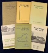 5x Greater London golf club handbooks from the 1930s onwards by Robert HK Browning et al to