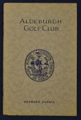 Darwin^ Bernard - "Aldeburgh Golf Club" golf club handbook issued in 1934-original wrappers complete