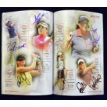 2008 Women's British Open Golf Championship multi signed programme - played at Sunningdale and