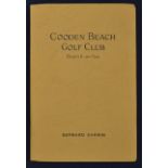 Darwin^ Bernard - "Cooden Beach Golf Club^ Bexhill-on-Sea" golf club handbook issued in 1934