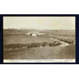 The Old Golf Course St Andrews postcard titled "Golfing at St Andrews - The first or Burn Hole^