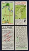 2x sets of W A and A C Churchman golfing cigarette cards to include a full set of 
