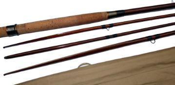ROD: Playfair of Aberdeen Grants Vibration 15' 3 piece spliced joint salmon fly rod, with correct