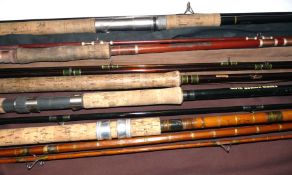 RODS: (5) Berkley Spirit 13' 3 pce Hi Mod 96% graphite salmon fly rod, line 8-10, burgundy blank,