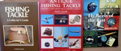 COLLECTOR BOOKS: (3)  Turner, G - "Fishing Tackle, A Collector's Guide" 1st ed 1989, H/b, D/j,