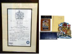 MALLOCH ROYAL WARRANT: Unique opportunity to own an original Royal Warrant from Queen Elizabeth to