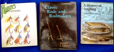 Keane, J - signed - "Classic Rod & Rod Makers" 1992 edition, Hardy's Book Of Fishing 1st ed 1971 and