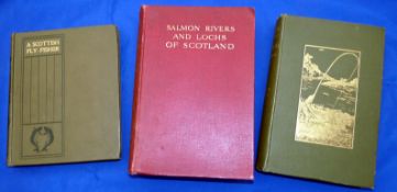 Grimble, A - "The Salmon Rivers Of Scotland" 3rd ed 1913, green cloth binding, decorative text,