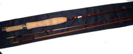 ROD: Fine Kingfisher 5'4" 2 piece staggered ferrule brook trout fly rod, built on Sharpe's