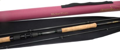 ROD: Michael Evans Arrowhead had built Spey Caster Rod, 15' 3 piece carbon, line rate 10/11, matt