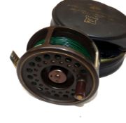 REEL: Hardy The Golden Prince 9/10 Limited Edition 601 salmon fly reel, brown finish, U shaped