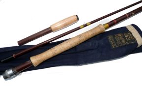 ROD: Hardy Richard Walker Superlite 9'3" 2 piece trout fly rod, line rate 7/8, snake guides