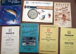 HARDY CATALOGUES & PRICE LISTS: (7) Hardy 1951 Angler's Guide in fine condition, c/w price list, a