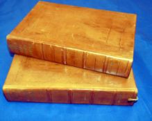 Two leather bound volumes by Faulkus, H - "Salmon Fishing" 1st ed 1984 and "Sea Trout Fishing"