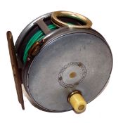 REEL: Hardy Perfect 4" alloy salmon fly reel, fitted with heavy duty 1912 check, Eunoch model, no