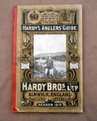 CATALOGUE: Hardy's Angler's Guide 1919, pictorial cover with red spine, lacking rear cover otherwise