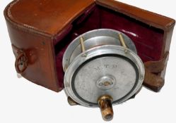 REEL & CASE: (2) Unnamed Allcock 1894 pattern alloy/ebonite 4