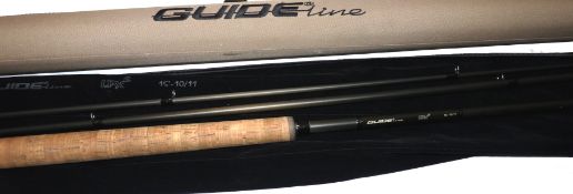 ROD: Guideline LPX 15' 3 piece carbon salmon fly rod, line rate 10/11, matt black blank, black