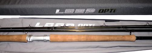 ROD: Loop of Sweden Opti Rod 15' 4 piece graphite salmon fly rod, line rate 10/11, grey blank, SIC