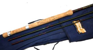 ROD: Bruce & Walker Century River Trout 11'3" 3 piece carbon fly rod, line rate 4/6, green blank,