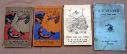 CATALOGUES: (4) Collection of 4 x PD Malloch anglers catalogues incl. 2 x No.31 volumes, one with