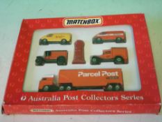 Matchbox Toys Australia Post Collectors Series vehicles. Boxed. c1994