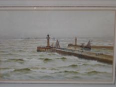 Sydney Frances Josephine Bland 1883-c1976 Whitby. Signed and inscribed. Watercolour on paper 8 ¼"x13