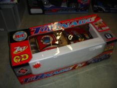 A Radio Controlled Model Mercedes Sports car