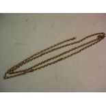 A 9ct Gold Chain. 4.1 grms